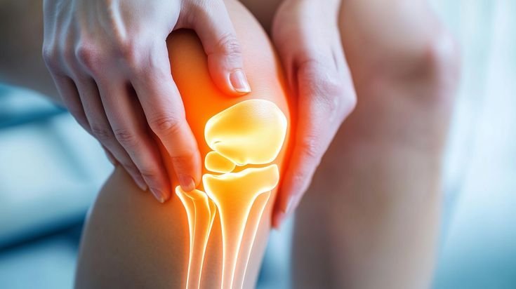Orthopedic surgeon performing knee replacement surgery for severe knee pain treatment